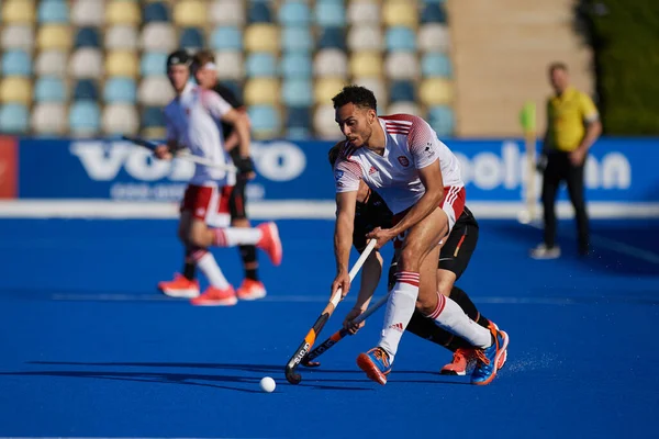 MONCHEGLADBACH, GERMANY - 4 Mayıs 2022: Almanya ve İngiltere arasında SparkassenPark 'ta oynanan FIH Pro League Men maçı