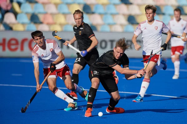 MONCHEGLADBACH, GERMANY - 4 Mayıs 2022: Almanya ve İngiltere arasında SparkassenPark 'ta oynanan FIH Pro League Men maçı