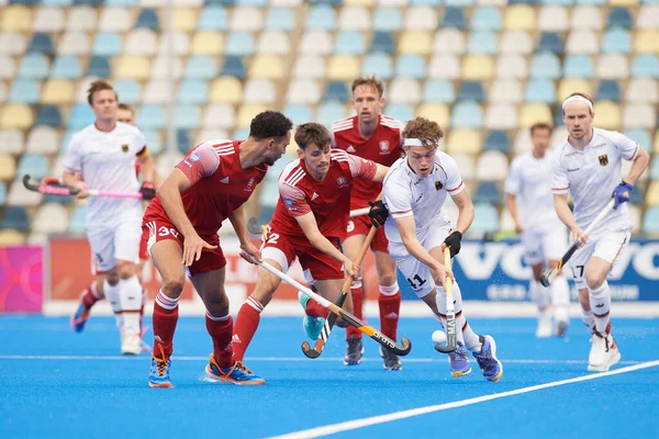 MONCHEGLADBACH, GERMANY - MAY 5, 2022: Sam Ward during the FIH Pro League game between the Germany and England at the SparkassenPark