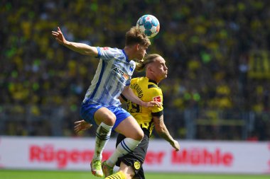 DORTMUND, GERMANY - MAY 14 2022: Marius Wolf. The match of Bundesliga Borussia Dortmund vs Hertha Berlin at Signal Iduna Park