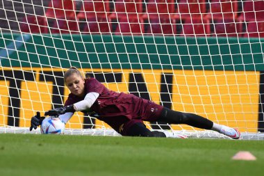 Kolej, Almanya - 27 Mayıs 2022: 1 maç öncesi antrenman. FFC Türbini Potsdam. DFB Pokal Finali der Frauen 2022