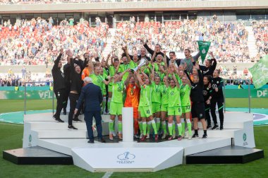 COLOGNE, ALMANY - 28 Mayıs 2022: DFB Pokal Finali der Frauen 2022