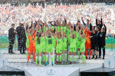 COLOGNE, ALMANY - 28 Mayıs 2022: DFB Pokal Finali der Frauen 2022