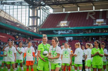 COLOGNE, ALMANY - 28 Mayıs 2022: DFB Pokal Finali der Frauen 2022