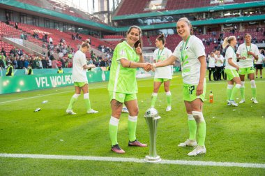 COLOGNE, ALMANY - 28 Mayıs 2022: DFB Pokal Finali der Frauen 2022