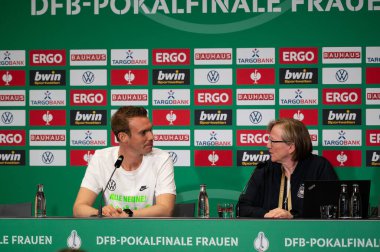 COLOGNE, ALMANY - 28 Mayıs 2022: DFB Pokal Finali der Frauen 2022