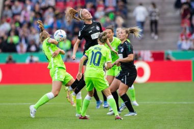 COLOGNE, ALMANY - 28 Mayıs 2022: DFB Pokal Finali der Frauen 2022