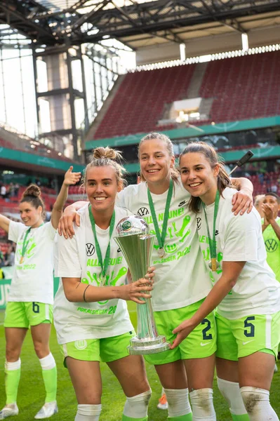 Cologne Alemania Mayo 2022 Dfb Pokal Finale Der Frauen 2022 — Foto de Stock