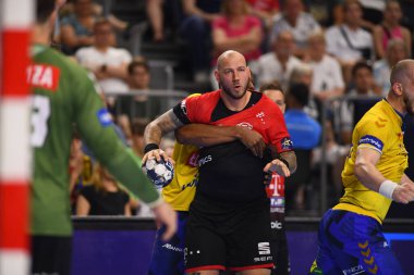COLOGNE, ALMANY 18 Haziran 2022: 18 Andreas Nilsson. Yarı final Telekom Veszprem HC Lomza Vive Kielce EHF FINAL4 Men