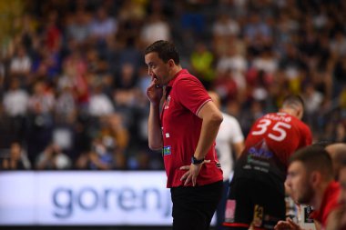 KOLOGNE, ALMANE - 18 HAZİRAN 2022: Yarı final Telekom Veszprem HC Lomza Vive Kielce EHF FINAL4 Men