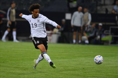 MOENCHENGLADBACH, GERMANY - 14 Haziran 2022: Thomas Mueller UEFA Milletler Ligi 2023 Almanya ile İtalya arasındaki futbol maçı  