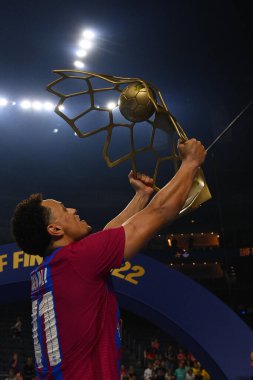 COLOGNE, ALMANY 19 HAZİRAN 2022 Youssef Benali. Barselona, EHF Finali Erkekler Barca - Lomza Vive Kielce 'de kazandı