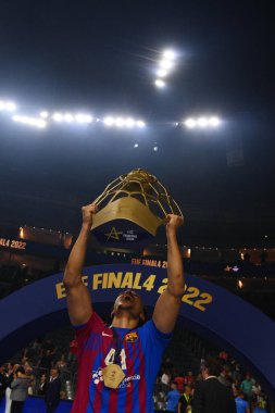 COLOGNE, ALMANY 19 HAZİRAN 2022 Youssef Benali. Barselona, EHF Finali Erkekler Barca - Lomza Vive Kielce 'de kazandı