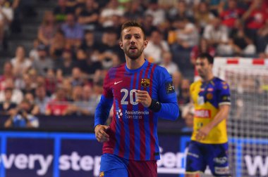 COLOGNE, ALMANY 19 HAZİRAN 2022: 20 Aleix Gomez. EHF FİNAL4 Men Barca - Lomza Vive Kielce