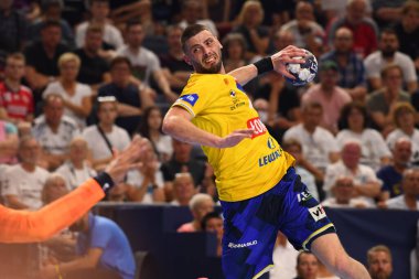 COLOGNE, Almanya - 19 Haziran 2022: 2 Branko Vujovic. EHF FİNAL4 Men Barca - Lomza Vive Kielce