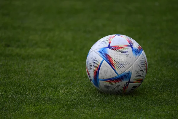 Moenchengladbach Germany June 2022 Official Ball Adidas Football Match Uefa — стокове фото