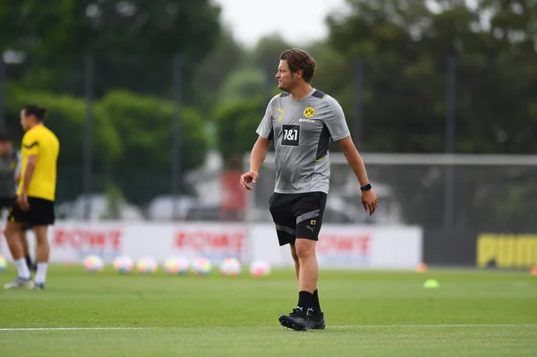 Cologne Duitsland Juni 2022 Edin Terzic Oefening Van Borussia Dortmund — Stockfoto