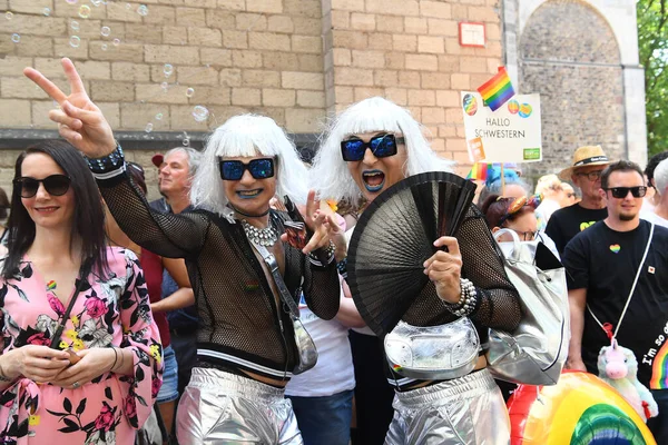 Cologne Germany Hazi Ran 2022 Christopher Street Day Sokak Yürüyüşü — Stok fotoğraf