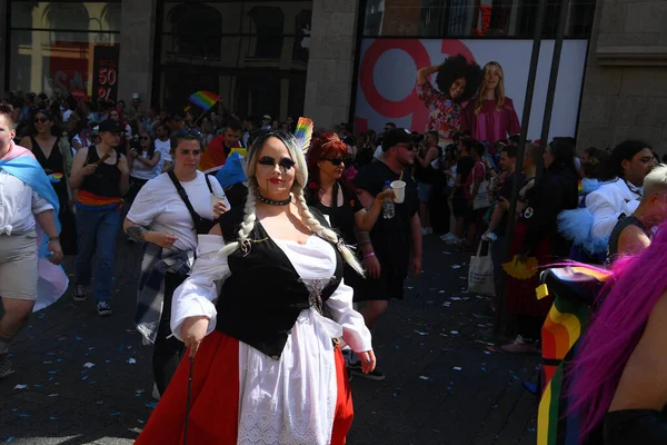 Cologne Germany Hazi Ran 2022 Christopher Street Day Sokak Yürüyüşü — Stok fotoğraf