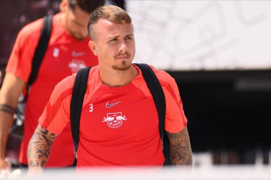 Wolfsberg, AUSTRIA - 16 Temmuz 2022: Angelino. Sezon öncesi futbol maçı RB Leipzig - Southampton FC