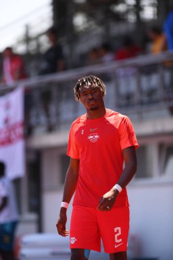 WOLFSBERG, AUSTRIA - JULY 16, 2022: Mohamed Simakan. Pre season football match RB Leipzig - Southampton FC