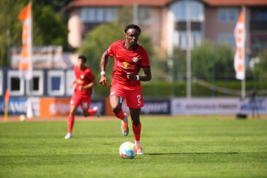 WOLFSBERG, AUSTRIA - JULY 16, 2022: Mohamed Simakan. Pre season football match RB Leipzig - Southampton FC