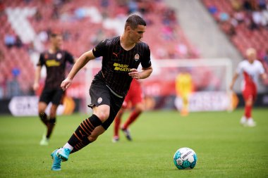 30 Temmuz 2022 'de, Eduard Kozik' in öldüğü yer. Uluslararası dostluk maçı FC Utrecht - Shakhtar Donetsk