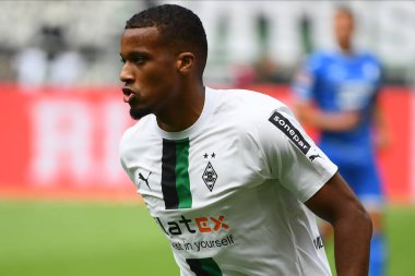 MOENCHENGLADBACH, GERMANY - AUGUST 6, 2022: Alassane Pla. The football match of Bundesliga  Borussia Moenchengladbach vs TSG 1899 Hoffenheim.