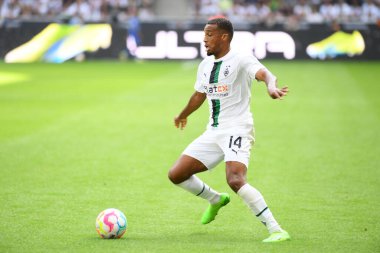 MOENCHENGLADBACH, GERMANY - AUGUST 6, 2022: Alassane Pla. The football match of Bundesliga  Borussia Moenchengladbach vs TSG 1899 Hoffenheim.