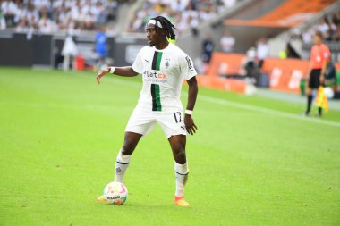 MOENCHENGLADBACH, GERMANY - AUGUST 6, 2022: Kouadio Kone.The football match of Bundesliga  Borussia Moenchengladbach vs TSG 1899 Hoffenheim.
