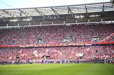 KOELN, GERMANY - AUGUST 7, 2022: Rhein Energie Stadion. The football match of Bundesliga 1.FC Koeln vs FC Schalke 04
