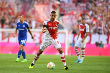 KOELN, GERMANY - AUGUST 7, 2022: Ellyes Skhiri. The football match of Bundesliga 1.FC Koeln vs FC Schalke 04
