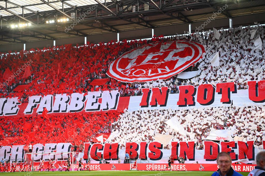 KOELN, GERMANY - AUGUST 7, 2022: Rhein Energie Stadion. The football match of Bundesliga 1.FC Koeln vs FC Schalke 04
