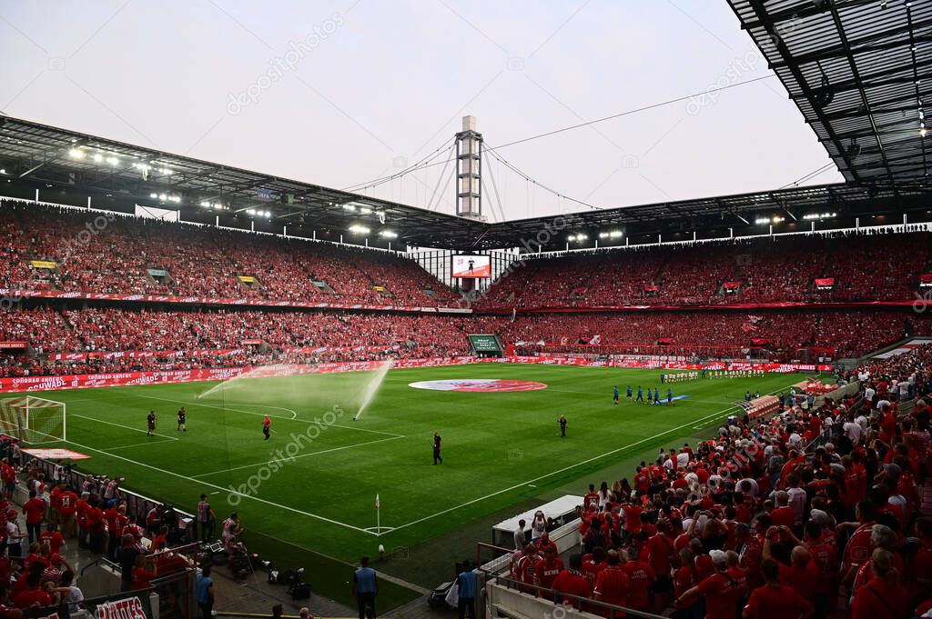 KOELN, GERMANY - AUGUST 17, 2022: The football match of Europa Conference League 1. FC Koeln vs Fehervar