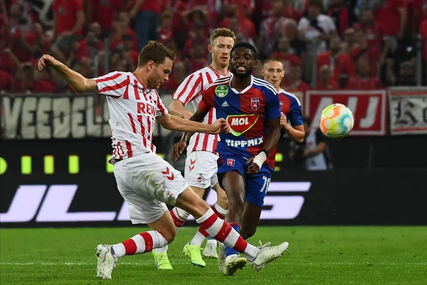 KOELN, GERMANY - AUGUST 17, 2022: The football match of Europa Conference League 1. FC Koeln vs Fehervar 