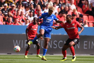 Leverkusen, Germany - August 20, 2022: The match of Bundesliga FC Bayer 04 Leverkusen vs TSG 1899 Hoffenheim