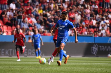 Leverkusen, Germany - August 20, 2022: Ozan Kabak. The match of Bundesliga FC Bayer 04 Leverkusen vs TSG 1899 Hoffenheim