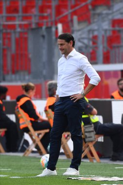 Leverkusen, Germany - August 20, 2022: Gerardo Seoane. The match of Bundesliga FC Bayer 04 Leverkusen vs TSG 1899 Hoffenheim