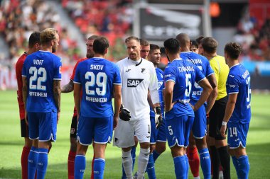 Leverkusen, Germany - August 20, 2022: Oliver Baumann. The match of Bundesliga FC Bayer 04 Leverkusen vs TSG 1899 Hoffenheim