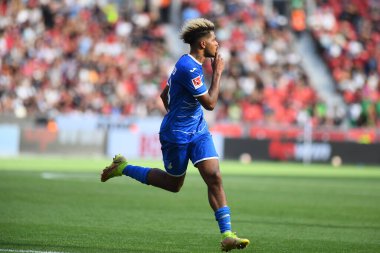 Leverkusen, Germany - August 20, 2022: Georginio Rutter. The match of Bundesliga FC Bayer 04 Leverkusen vs TSG 1899 Hoffenheim