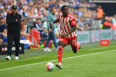 GELSENKIRCHEN,  GERMANY - AUGUST 27, 2022: Sheraldo Becker. The football match of Bundesliga FC Schalke 04 vs Union Berlin