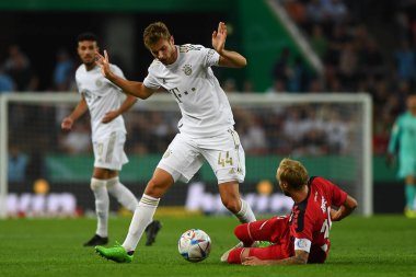 KOELN, GERMANY - AUGUST 28 2022: Josip Stanisic. The football match of DFB-Pokal Viktoria Koeln vs FC Bayern Munich