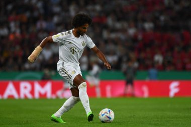KOELN, GERMANY - AUGUST 28 2022: Serge Gnabry. The football match of DFB-Pokal Viktoria Koeln vs FC Bayern Munich