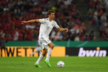 KOELN, GERMANY - AUGUST 28 2022: Thomas Muller. The football match of DFB-Pokal Viktoria Koeln vs FC Bayern Munich