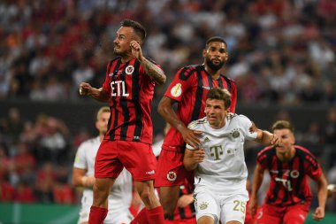 KOELN, GERMANY - AUGUST 28 2022: Thomas Muller. The football match of DFB-Pokal Viktoria Koeln vs FC Bayern Munich