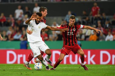 KOELN, GERMANY - AUGUST 28 2022: Eric Maxim Choupo-Moting. The football match of DFB-Pokal Viktoria Koeln vs FC Bayern Munich