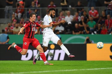 KOELN, GERMANY - AUGUST 28 2022: Eric Maxim Choupo-Moting. The football match of DFB-Pokal Viktoria Koeln vs FC Bayern Munich