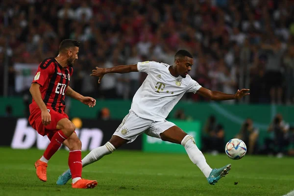 KOELN, GERMANY - AUGUST 28 2022:Ryan Gravenberch. Rhein Energie Stadion. The football match of DFB-Pokal Viktoria Koeln vs FC Bayern Munich