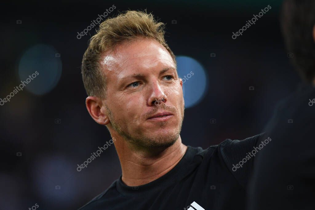 KOELN, GERMANY - AUGUST 28 2022: Julian Nagelsmann. The football match of DFB-Pokal Viktoria Koeln vs FC Bayern Munich
