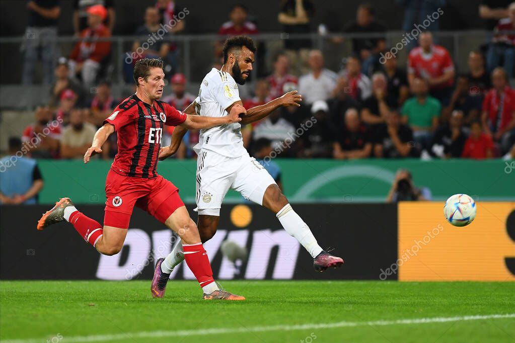 KOELN, GERMANY - AUGUST 28 2022: Eric Maxim Choupo-Moting. The football match of DFB-Pokal Viktoria Koeln vs FC Bayern Munich